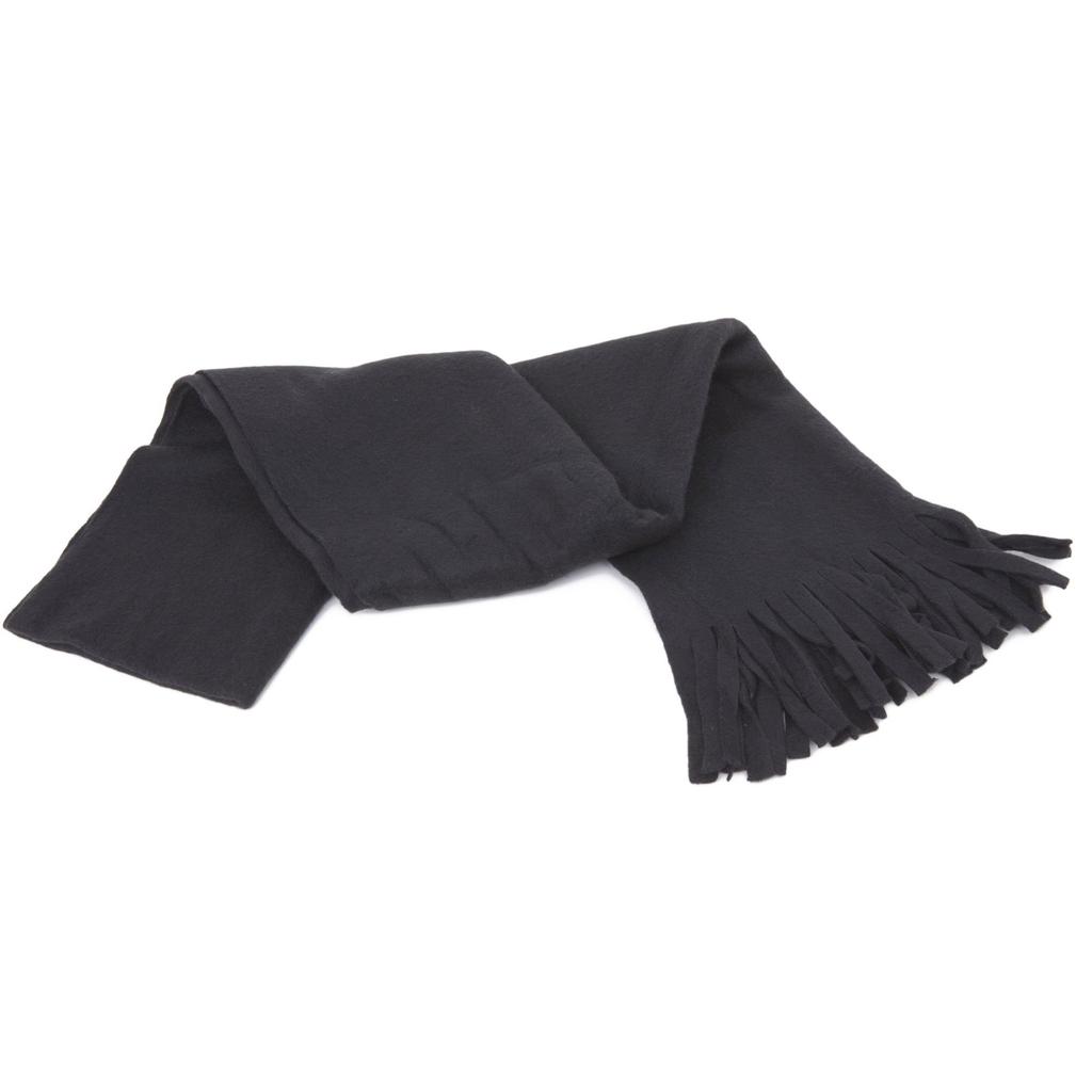 Floso Ladies/Womens Plain Thermal Fleece Winter/Ski Scarf With Fringe