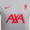 Nike Ливерпуль Dri-Fit FW24 ФК. Футболка-пуловер Strike Third Knit с коротким рукавом, мужская, светло-дымчато-серая FQ2611-078