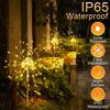 Solar Pathway Lights Outdoor Decor Flowers Decor Waterproof Solar Garden Lamp For Patio Walkway Yard Balcony