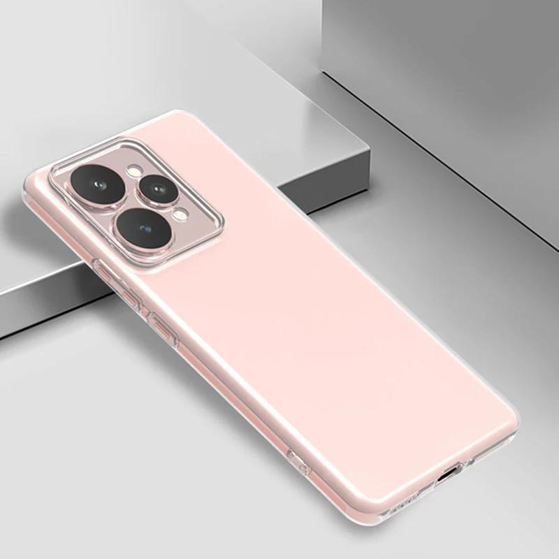 Для Realme 15 Pro Ультратонкие Мягкие Прозрачные Чехлы из ТПУ для Телефона Для OPPO Realme15Pro 5G Защита Объектива Камеры Прозрачная Задняя Крышка