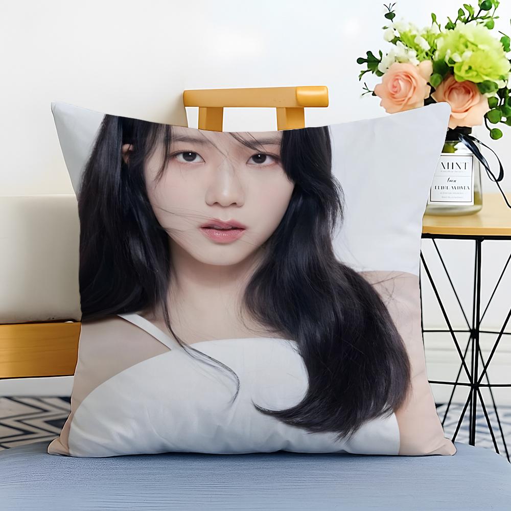 J Jisoo Подушка-чехол Стирка возможна Льняная наволочка Мягкая для дивана кровати Уютная домашняя комната Декор