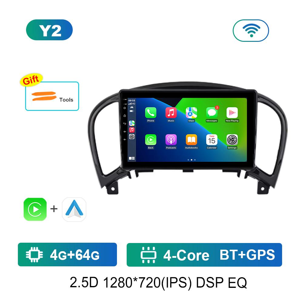 9 '' Car Radio Multimedia Player Android System for Nissan Juke 2010 - 2014 4G Bluetooth Navi GPS IPS Touch Screen DSP Stereo