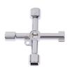 4 Way Utility Key For Electric Water Gas Meter Box Cupboard Cabinet Opening Key