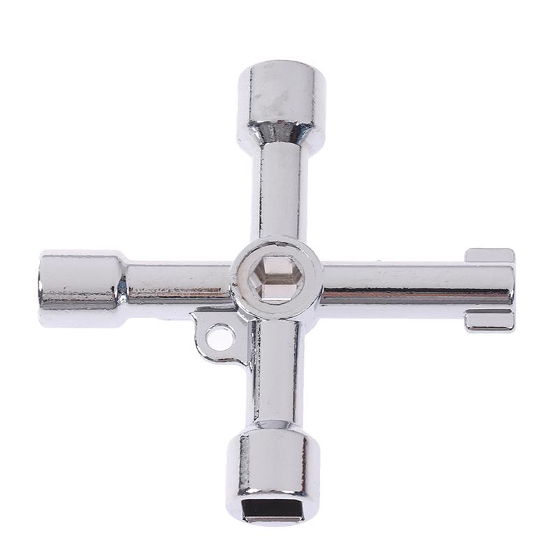 4 Way Utility Key For Electric Water Gas Meter Box Cupboard Cabinet Opening Key