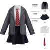 Movie Matilda Cosplay Costume Girls School Uniform Coat Skirt Roald Dahl's Matilda the Musical Halloween Cosplay Outfit for Kids