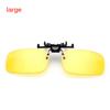 Car Night Safety Driving Glasses Clip On Sunglasses For Men Women Night Vision Glasses Anti-glare Driver Goggles Sunglasses