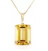 Natural Yellow Sapphire 6.25 Carat Pendant Handmade Gold Plated Pendant Women Gift Locket