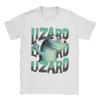 Unisex Unisexs Lizard Meme Funny Retro T Shirts Cotton Clothing Vintage Short Sleeve Round Collar Tees Classic TShirts