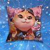 OOverwatch JetpackS cat Pillow Case For Home Bedroom Car Office Decoration Living Room Sofa Cushion Cover Suitable