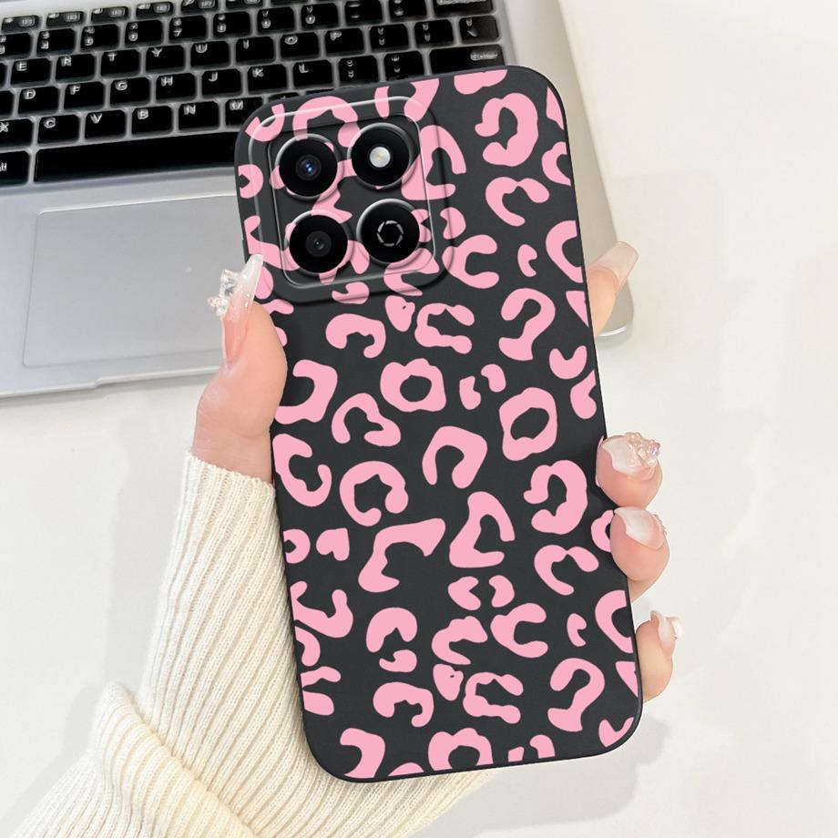 For Honor 200 Smart Case Honor X7C 4G Soft Liquid Silicone Flower Butterfly Bow Shockproof Cover for Honor Play 60 Plus Fundas