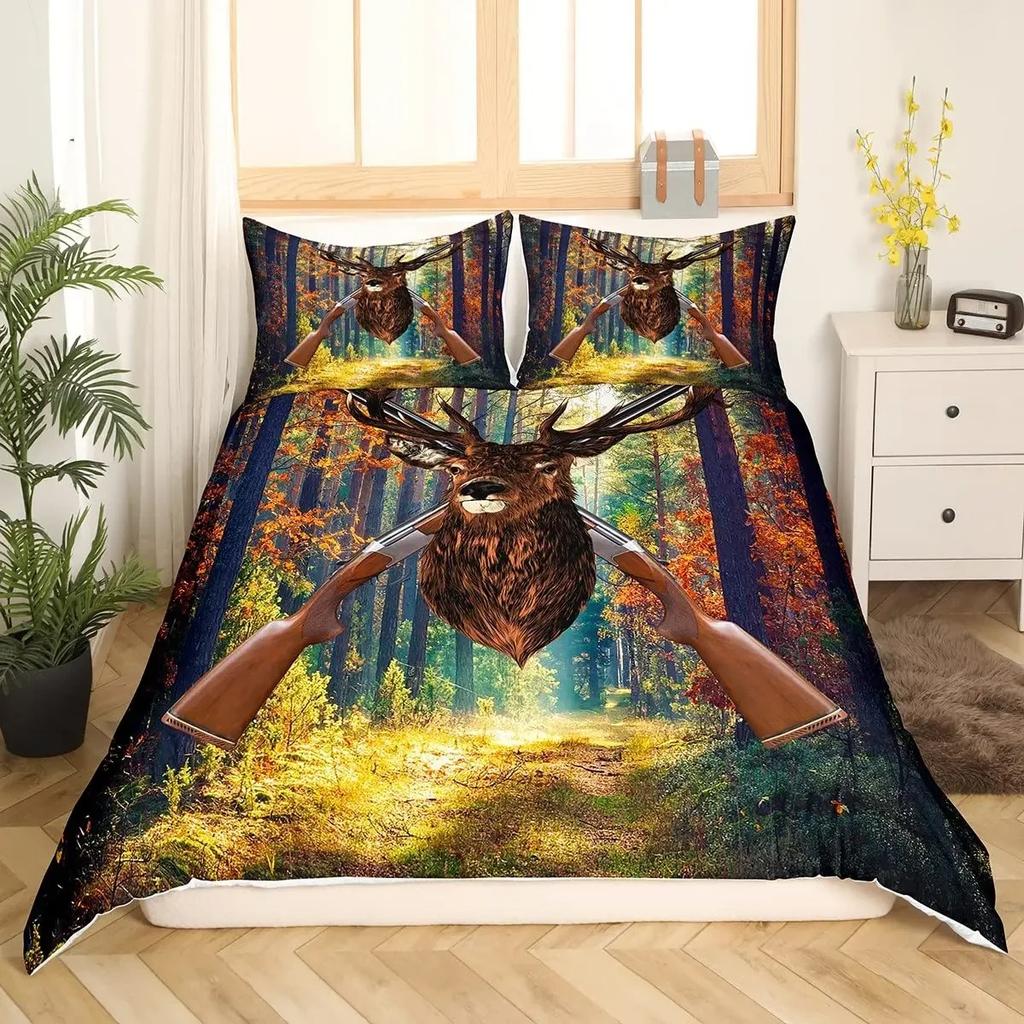 Eagle Head Truck S-Scania Patterns Comforter Bedding Set,Duvet Cover Bed Set Quilt Cover Pillowcase,King Queen Size Bedding Set