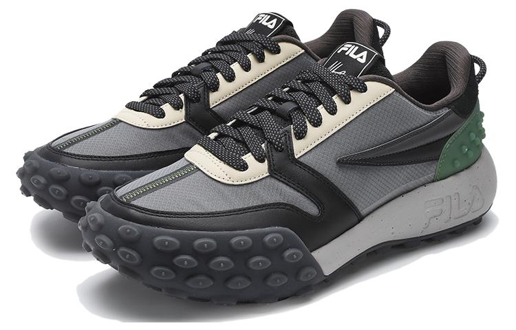 Men's Sneakers FILA Gara Low top Casual Shoes Men's Gray Black