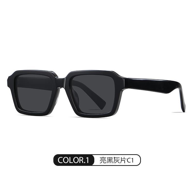 European and American trendy street style polarized sunglasses S32105Vintage UV-Protective High-Quality Handmade Acetate Sunglasses