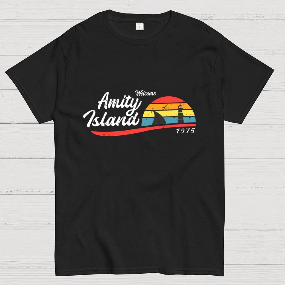 Amity Island Cotton Casual Cool Loose T-Shirt