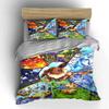 "Vivid elemental guardians' collage" Bedding sets Duvet covers Pillowcases(1* Duvet Cover 2* Pillowcases without duvet insert)