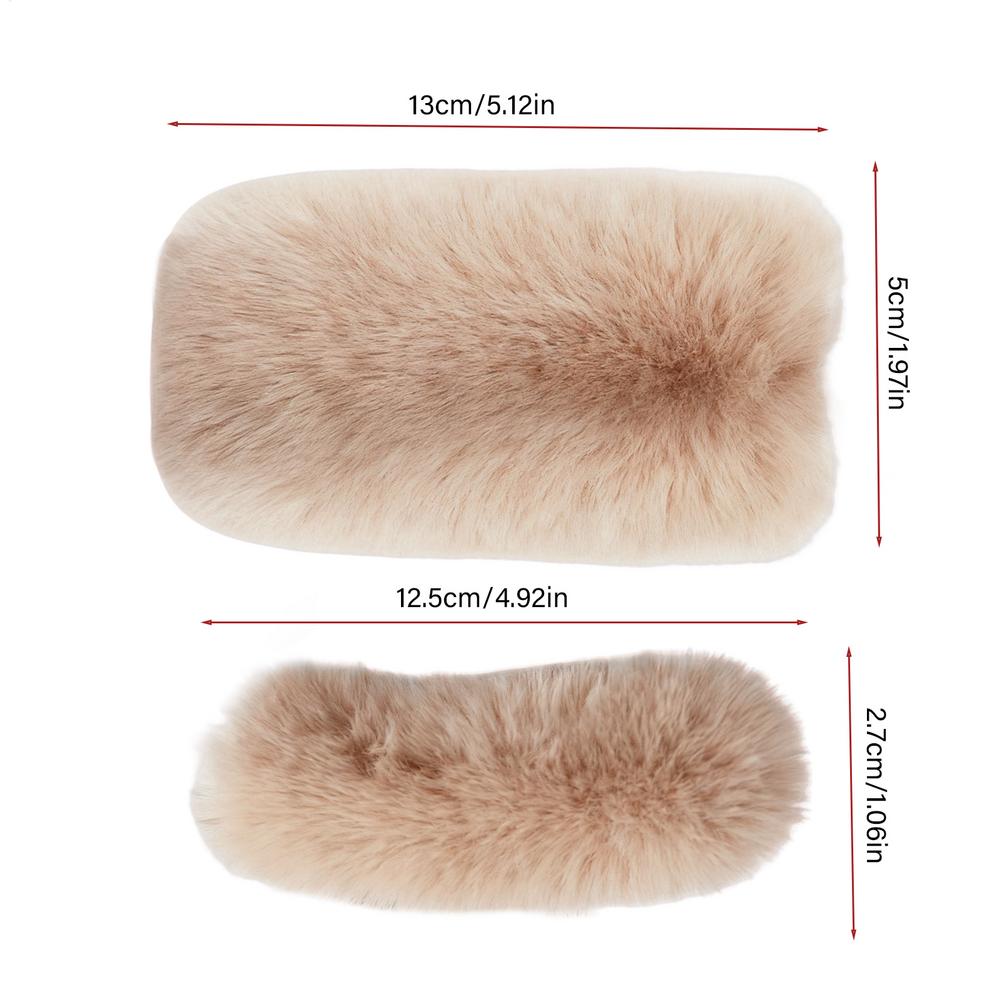 Плюшевая накладка на руль мотоцикла, ветрозащитная накладка на ручку руля для езды на мотоцикле, снегоходе, квадроцикле, зима, лето