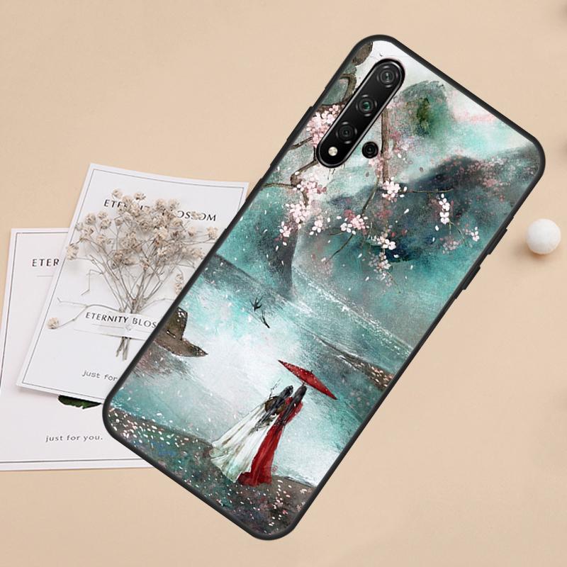 Чехол для Huawei Nova 5T 10 9 SE 11i 8i 3i Y90 Y91 Y70 Y60 Y61 P40 Lite P60 P30 Pro с принтом «Благословение небожителя»