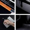 For Zeekr 9X 2025 2026 Suede Buttons Decorative Stickers Under Screen Interior Styling Modified Accessories