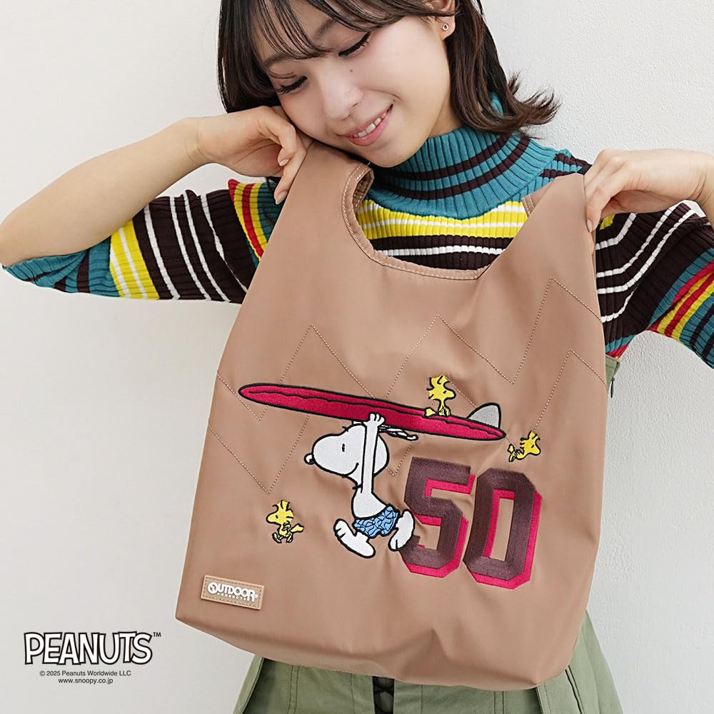 Коллекция Сумка-мессенджер Snoopy на плечо ODB028 Бежевый OUTDOOR PRODUCTS PEANUTS 2-Way