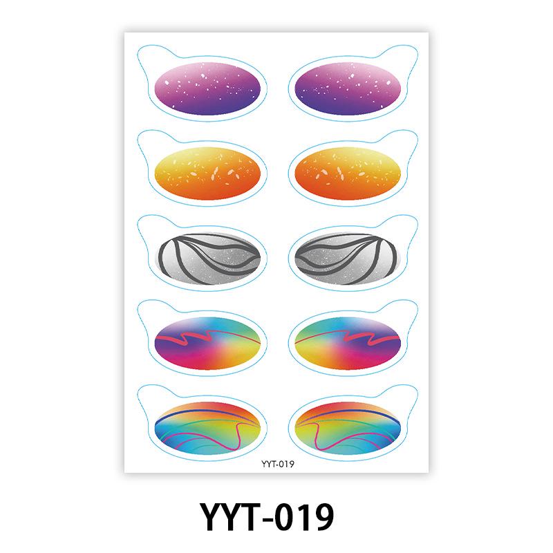 European & American Waterproof Eyeshadow Stickers Temporary Eye Makeup Tattoo