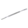 Double-sided Cuticle Pusher Chisel Sharp for Cuticle Styling Manicure Pedicure Salon Spa Stainless Steel Silver