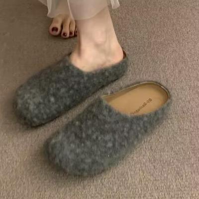2025 Новые женские тапочки Балетки Мюли Обувь Замшевые Повседневные Зимние Женские Шлепанцы Слингбэки Кроссовки Уютные Слайды Zapatillas