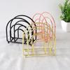 Tissue Holder Modern Iron Art Napkin Holder Space-Saving Vertical Paper Towel Holder for Kitchen Dining Table