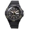 Casio Стандартные кварцевые часы с большим циферблатом MRW-210H-1A2V / -210H-1AV Мужские Черные/Золотистые / Черные/Серебристые (Импортный)