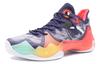Men's Sneakers Anta Shock Wave 4 Anti-Slip Wear-Resistant Low-Top Basketball Shoes Green Purple Red