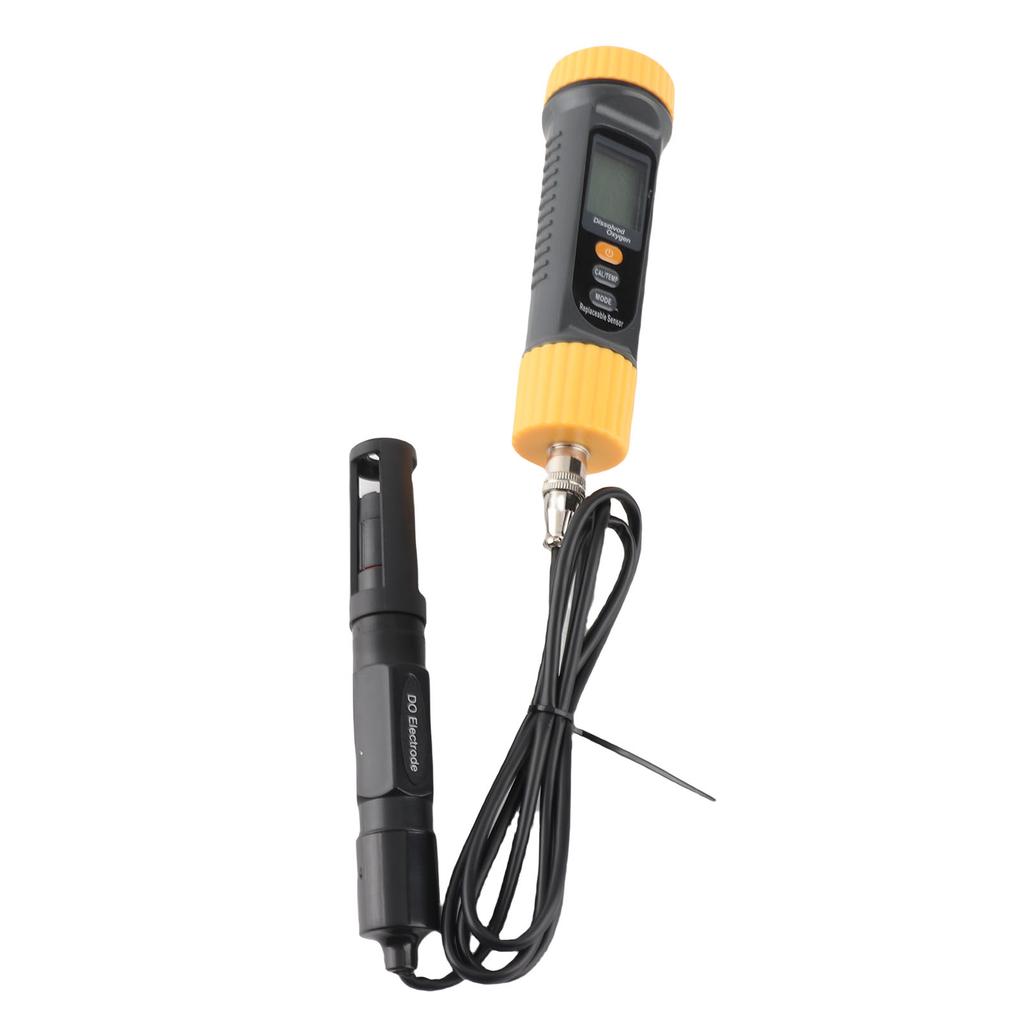 Digital Dissolved Oxygen Meter 2 Modes Backlit LCD Display Portable DO Tester Dissolved Oxygen Test Kit for Pond Fish