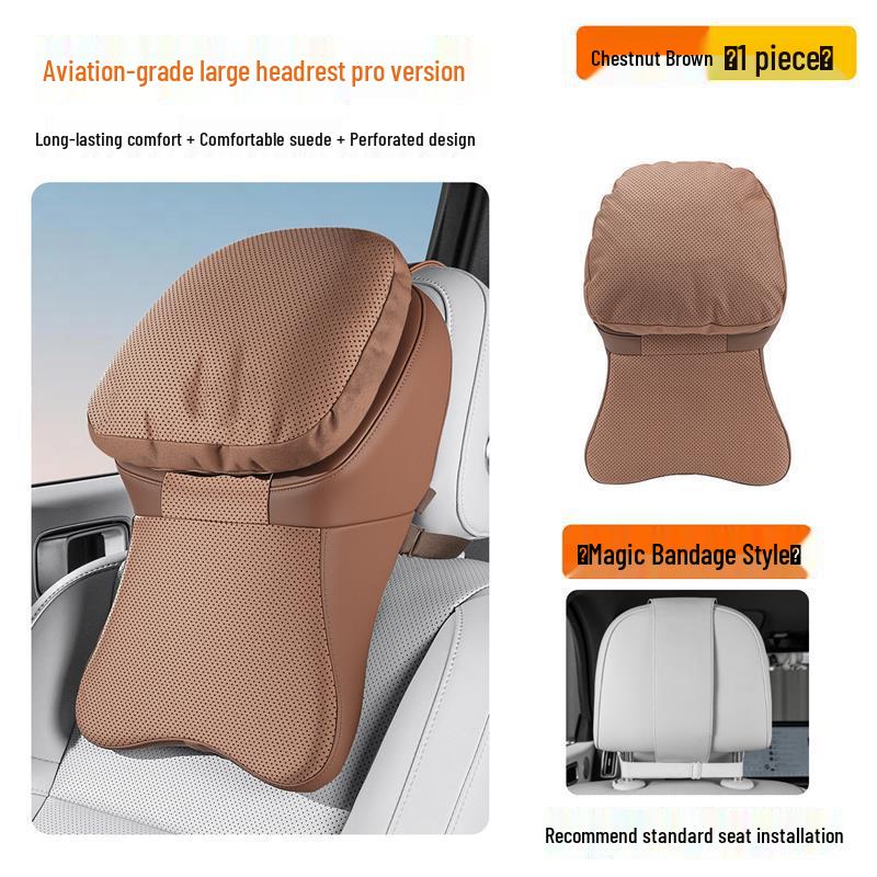 Maybach Gen 2 Headrest & Neck Support Pillow for Mercedes-Benz & Tesla