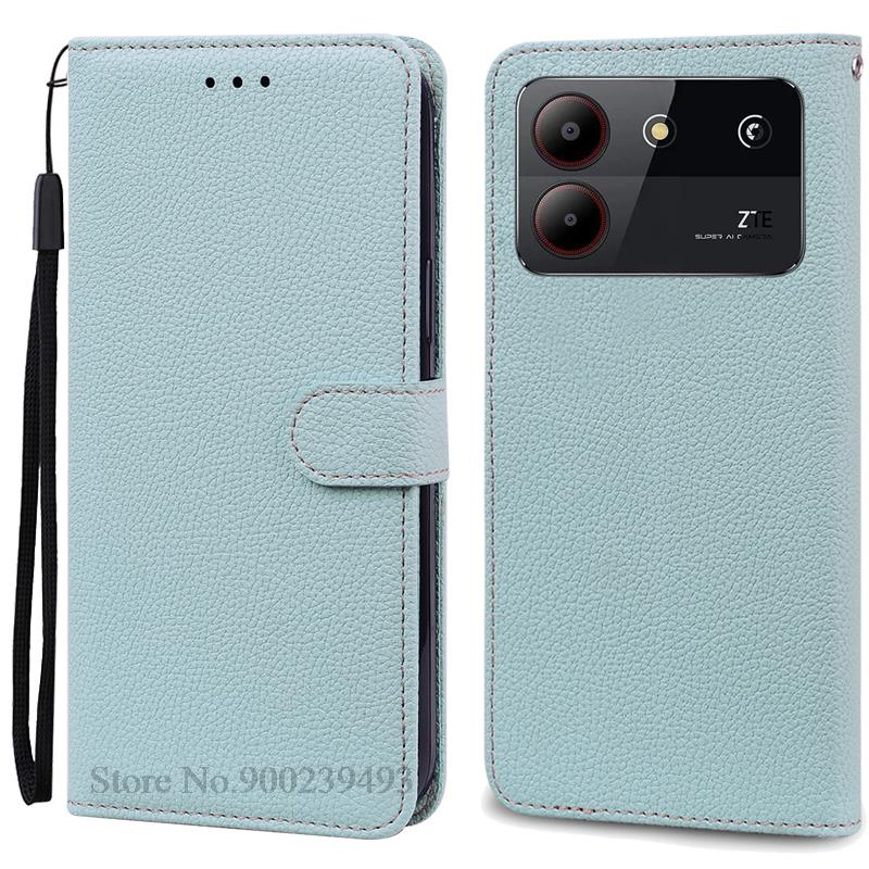 Для ZTE Blade A54 чехол кожаный кошелек флип чехол для ZTE Blade A54 чехол Coque Fundas для ZTE Blade A54 чехол для телефона бампер