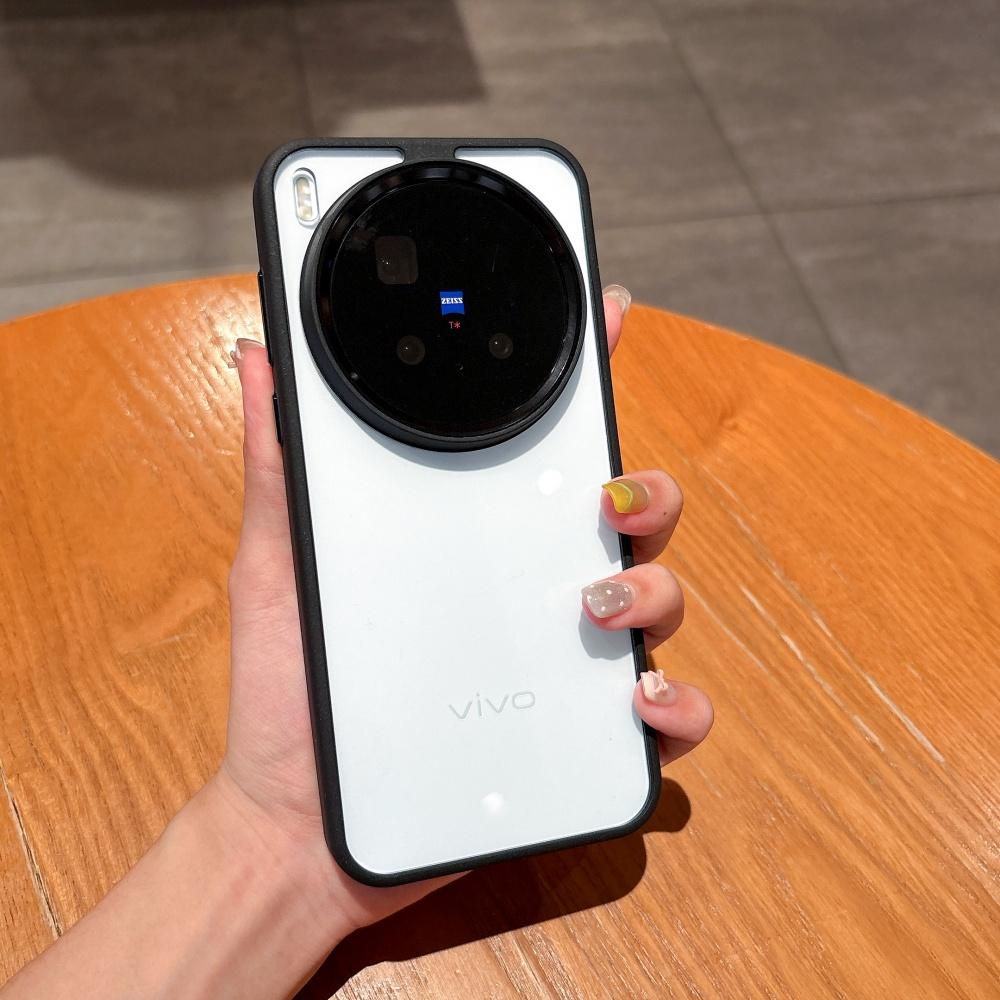 Прозрачный чехол на весь корпус для телефона OPPO Find X8 Pro Ultra VIVO X200 X300 Pro Mini, с отдельными кнопками, рамкой для камеры, бампером