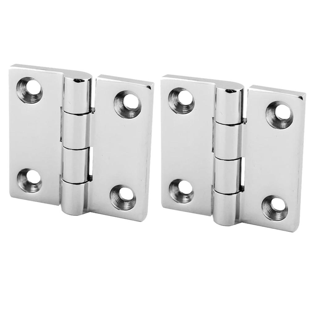 Marine Use 1.5 X 1.5 Marine Butt Hinges Easy Installation Boat Hinges Boat Hatch Hinges Solid Metal Construction