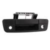 Black Tailgate Handle with Camera Hole ABS Steel 68197873AA Replacement for Ram 1500 2500