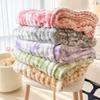 Fashion Tie Dye Bubble Plush Blanket Soft Artificial Rabbit Fur Throw Blanket for Sofa Bed Spring Autumn Warm Office Nap Blanket