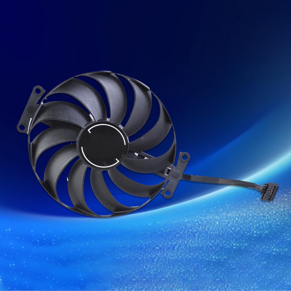 Вентилятор для видеокарты ASUS PH GTX 1650 PH-GTX1650-O4GD6-P, 95 мм, 6 контактов, FDC10U12D9-C, DC12V 0.45A.