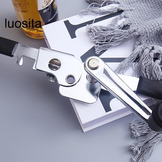 Ручной консервный нож, сверхмощный, удобная ручка, ручка с поворотом на 360 градусов, острый резак, многофункциональный ручной инструмент для открывания бутылок