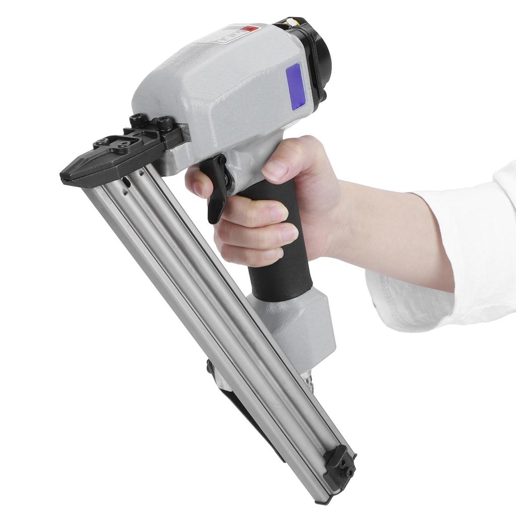 Pneumatic Nail Gun Heavy Duty Nailer Stapler Seamless Woodworking Industrial Tools for F Nails