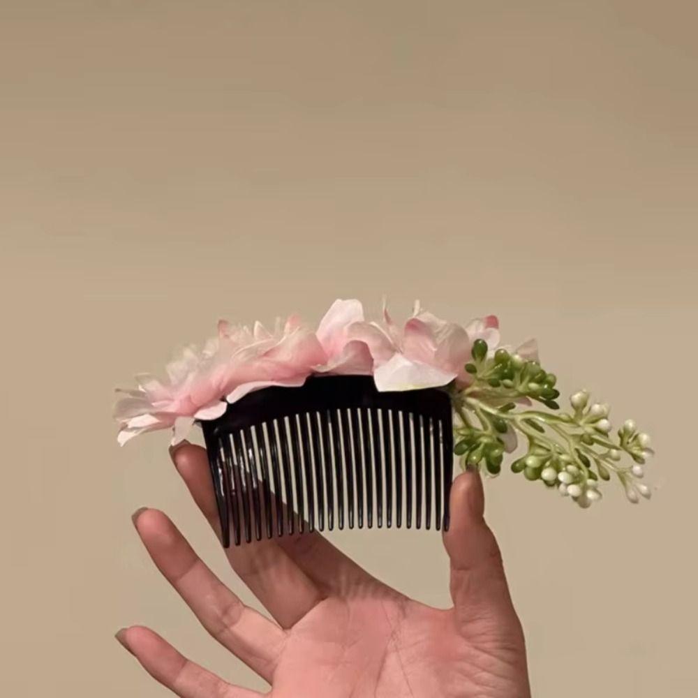 Craftsmanship Simulation Flower Hair Clip Cherry Blossom Headdress Hair Accessory