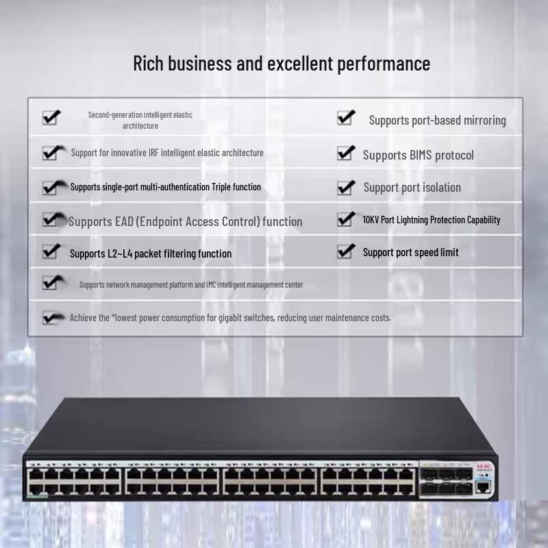 H3C LS-5120V3-54P-PWR-SI Layer 2 Gigabit PoE Switch
