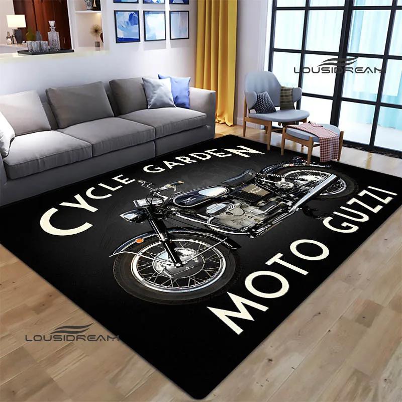 3D ковер с принтом мотоцикла Guzzi Нескользящий ковер Модный ковер-мат для йоги для спальни уличный ковер декор спальни подарок на день рождения