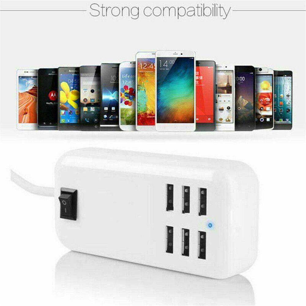 Портативный с адаптером питания 1,5 м кабель USB концентратор гнездо адаптер блок питания USB зарядное устройство для телефона