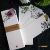 Creative Message Card Office & School Supplies Flower Pattern Bookmark Vintage Word Card Gift Tag