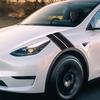 Автомобильная наклейка для Tesla Model 3 Y Наклейки на крылья автомобиля Водонепроницаемая виниловая декаль Наклейка Индивидуальный Автомобильный Экстерьер Автоаксессуары