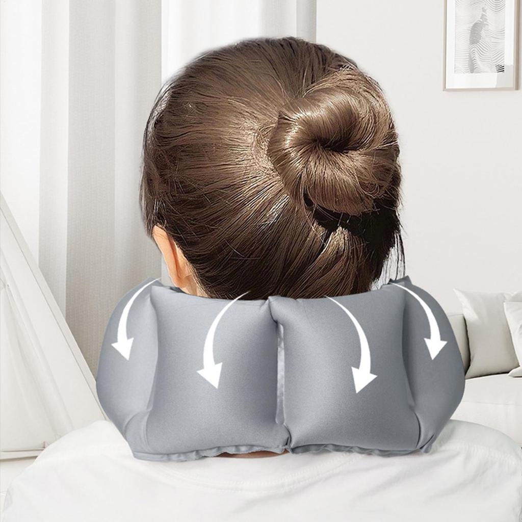 Portable U-shaped Travel Pillow Adjustable Inflatable Sleeping Pillows Office Nap Pillow Car Airplane Neck Cushion Head Support