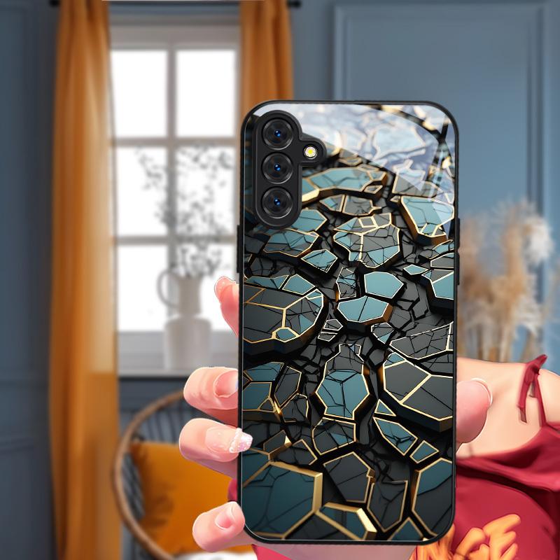 Модный и персонализированный чехол из закаленного стекла для телефона Samsung Galaxy S26 S25 S24 S23 S21 S20 fe/plus/Ultra жесткий чехол