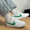 Nike Court Borough Low Recraft GS White Stadium Зеленые детские кроссовки Футбольно-серые DV5456-109