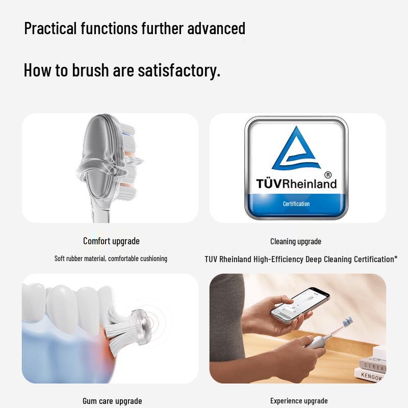 Laifen i2 Aluminum Alloy Sonic Electric Toothbrush CN plug (adapter included)