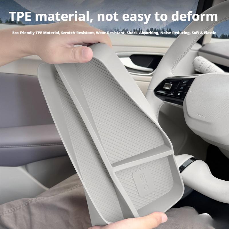 For MG4 EV 2022-2025 TPE Storage Box Behind Central Control Screen Dashboard Organizer Interior Car Accessories